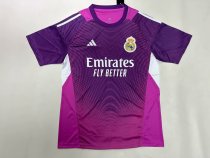 Real Madrid Goalkeeper  Purple  fans 1:1 Quality Soccer Jersey   25-26