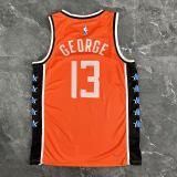 Los Angeles Clippers  Orange City Edition #13 GEORGE 1:1 Quality NBA  Season Jerseys 2026