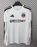 Colo-Colo Home Long Sleeve Fans  1:1 Quality Soccer Jersey  26-27