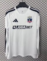 Colo-Colo Home Long Sleeve Fans  1:1 Quality Soccer Jersey  26-27