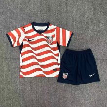 Usa America Home Kids Fans 1:1 Quality Soccer Jersey 26-27 (2026)