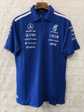 F1 Mercedes-Benz POLO  Blue Racing Suit 2026