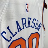 New York Knicks  #00  CLARKSON  NBA Jerseys  2023