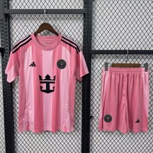 Inter Miami home With Pants Sets  Fans  1:1 Quality Soccer Jersey   25-26