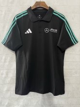 Adidas Mercedes-Benz T-shirt  Black Fans 1:1 Quality Soccer Jersey  25-26