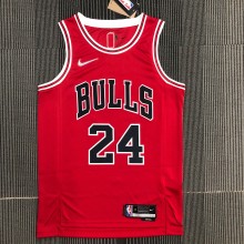 Chicago Bulls Red #24 MARKKANEN 1:1 Quality NBA  Season Jerseys  75 Year