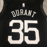 Golden State Warriors Black V-Neck City  Edition #35 DURANT 1:1 Quality NBA Season Jerseys 2019
