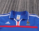 Retro France  home Kids 1:1 Quality Soccer Jersey  2000