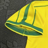 Retro Brazil Home   Kits Suit   1:1 Quality Soccer Jersey 1998