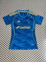 Cruzeiro Third Away Women  Fans 1:1 Quality Soccer Jersey   25-26