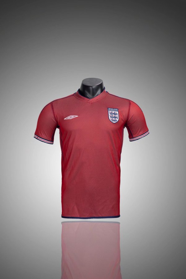 Retro England away two-sided 1:1 Quality Soccer Jersey  2002