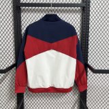 PSG Paris  Windbreaker  Red white 1:1 Quality Soccer Jersey 26-27