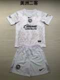 Club America third away kids 1:1 Quality Soccer Jersey  24-25