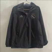 Real Madrid black Windbreaker 25-26