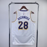 Los Angeles Lakers  White  #28 HACHIMURA 1:1 Quality NBA Season Jerseys 2023