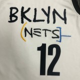 Brooklyn Nets City Edition Graffiti White #12 HARRIS 1:1 Quality NBA  Season Jerseys 2021