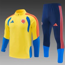 Colombia  Training Tracksuit Yellow (Kids And Man 16-2XL)  1:1  25-26
