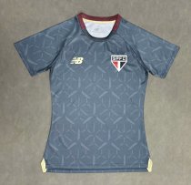 Sao Paulo Training Grey women fans 1:1 Quality Soccer Jersey 25-26