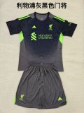 Liverpool   goalkeeper  Fans 1:1 Quality Soccer Jersey   25-26 (kids and man )