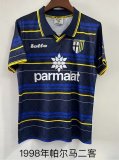 Retro  Parma away black 1:1 Quality Soccer Jersey  1998-1999
