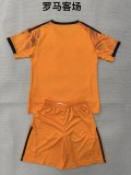 Roma Away  (kids and man ) 1:1 Quality Soccer Jersey  25-26