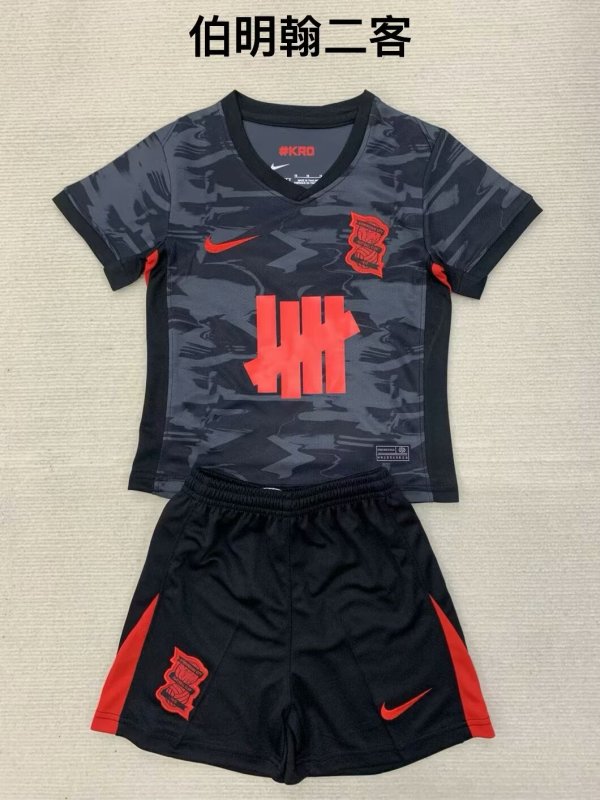 Birmingham City third away  kids  1:1 Quality Soccer Jersey   24-25