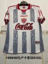 Retro Necaxa Away Fans 1:1 Quality Soccer Jersey  1999-2000