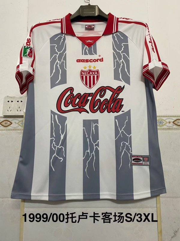 Retro Necaxa Away Fans 1:1 Quality Soccer Jersey  1999-2000