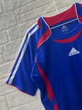 Retro France Home fans  1:1 Quality Soccer Jersey   2006