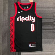 Portland Trail Blazers  Anniversary Edition  Black  #0 LILLARO 1:1 NBA Jerseys 2026