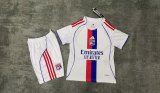 Olympique Lyonnais（OL) Home Kids 1:1 Quality Soccer Jersey  25-26