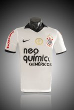 Retro Corinthians  Home 1:1 Quality Soccer Jersey 2011