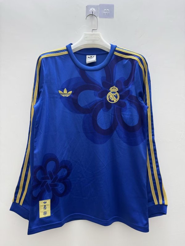 Real Madrid Long Sleeve Special Edition Fans 1:1 Quality Soccer Jersey 25-26