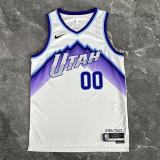 Utah Jazz  White #00 MARKKANEN 1:1 Quality NBA  Season Jerseys 2026