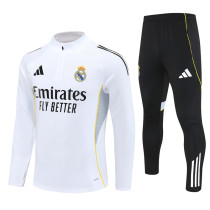 Real Madrid Training  Tracksuit White (Kids And Man )  1:1  25-26