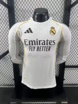 Real Madrid  Home  Player long   1:1 Quality Soccer Jersey   25-26