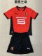 Stade Rennais Home  kids1:1 Quality Soccer Jersey  24-25