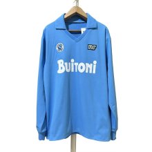 Retro Napoli Home long  1:1 Quality Soccer Jersey  1986-1987
