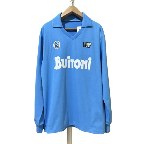 Retro Napoli Home long  1:1 Quality Soccer Jersey  1986-1987