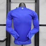 Argentina away Long Sleeve  Player  1:1 Quality Soccer Jersey  24-25（With Gold Patch）