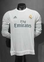 Retro Real madrid Home player long   1:1 Quality Soccer Jersey    2015-2016