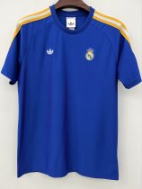 Retro Real Madrid  Special Edition T-shirt  Blue Fans 1:1 Quality Soccer Jersey 26-27