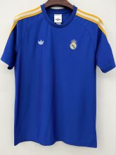 Retro Real Madrid  Special Edition T-shirt  Blue Fans 1:1 Quality Soccer Jersey 26-27