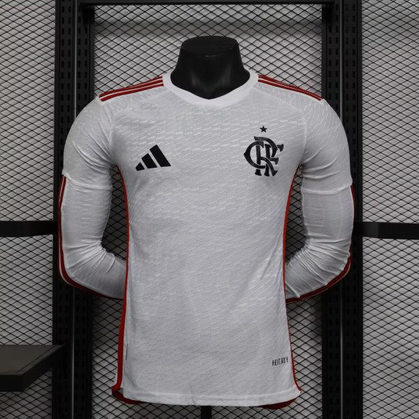 Flamenco away Long sleeves player  1:1 Quality Soccer Jersey   24-25