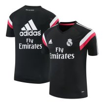 Retro Real Madrid Training  Black 1:1 Quality Soccer Jersey   2014-2015