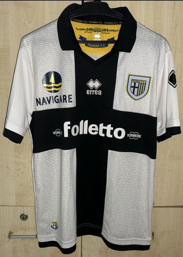 Retro Parma Home 1:1 Quality Soccer Jersey  2012-2013