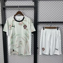 Portugal  Away With Pants Sets Fans 1:1 Quality Soccer Jersey  25-26