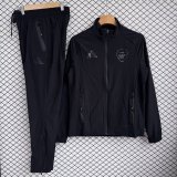 Arsenal Windbreaker Sets With pants  Black 1:1 Quality Soccer Jersey  25-26