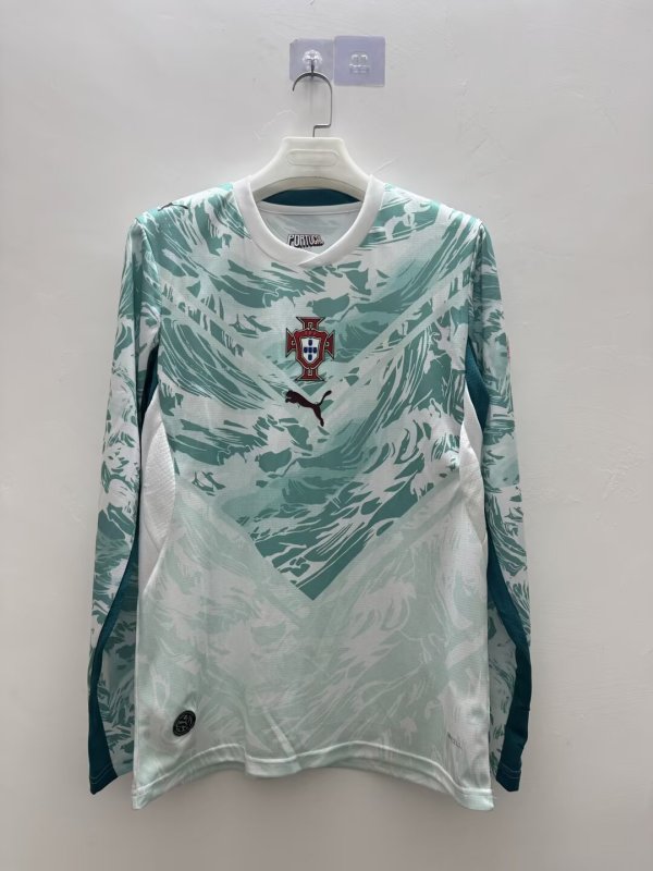 Portugal  Away Long Fans 1:1 Quality Soccer Jersey 26-27 (2026)