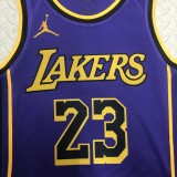 Los Angeles Lakers Jordan  Prople #23 James  round neck   1:1 Quality NBA Season Jerseys  2023